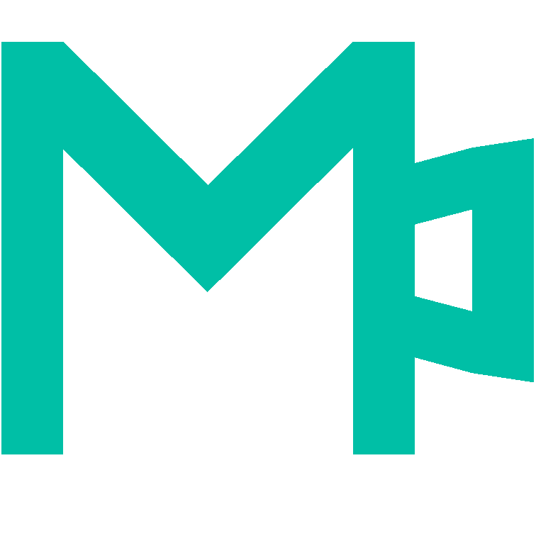 M logo
